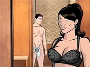 Archer and Lana Porn Video