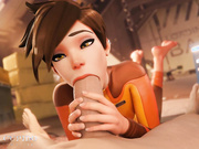 Tracer Enjoys Big Delicious Cock Very Much by Grand Cupido