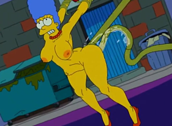 Lesbian Cartoon Bondage Marge Simson - Marge Simpson and alien's (Simpsons) by Nstat
